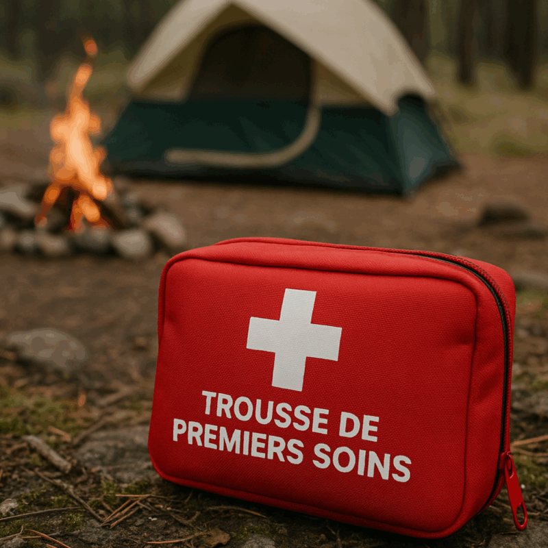 Premiers Secours en Camping : Que Mettre dans Votre Trousse de premiers soins?