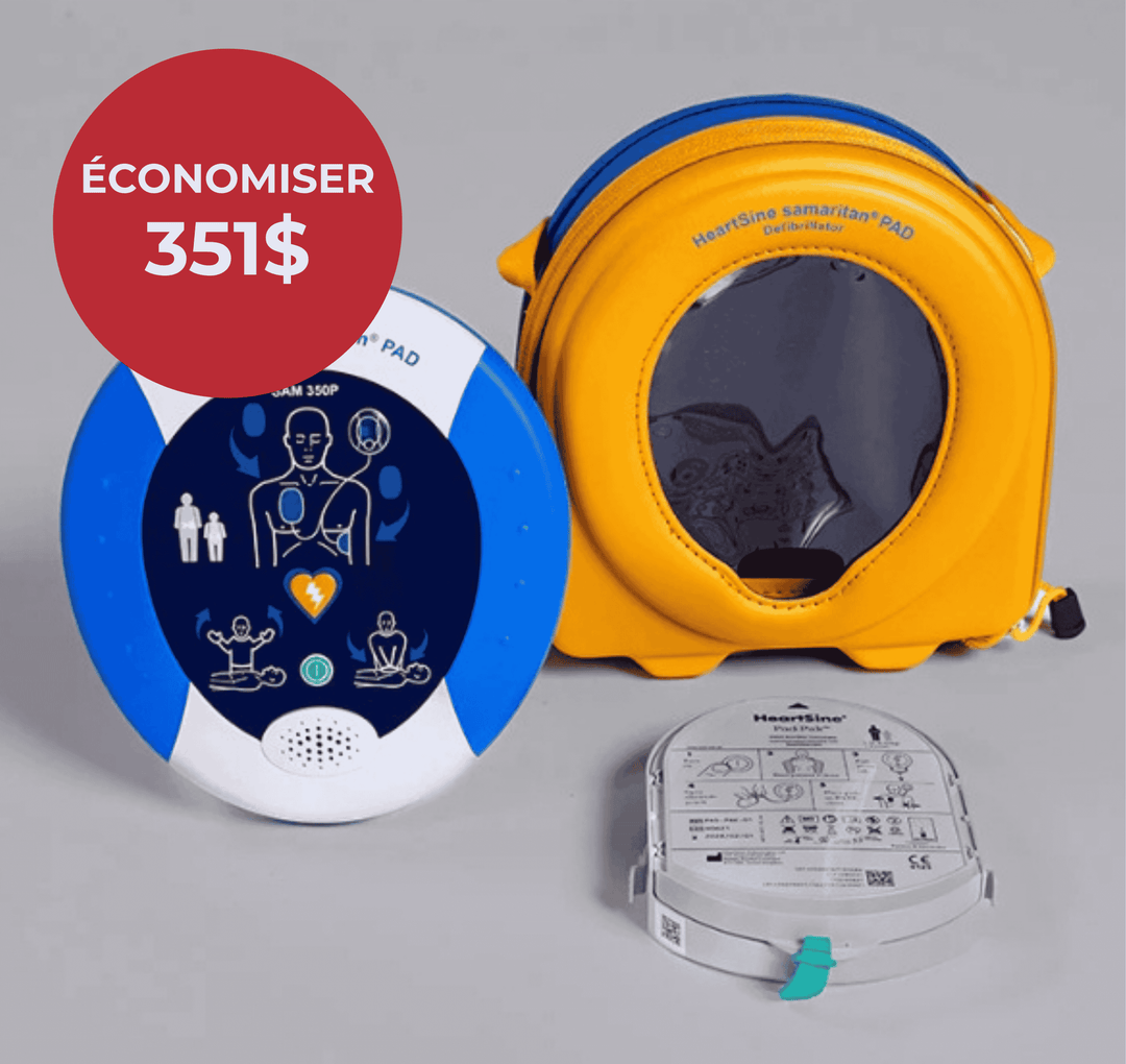 Défibrillateur recertifié (DEA) - HeartSine Samaritan - 350P - Série Encore