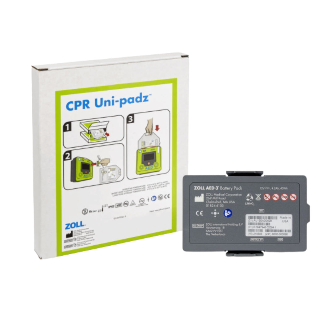 Battery and adult/pediatric Pads - Refresh Pack 