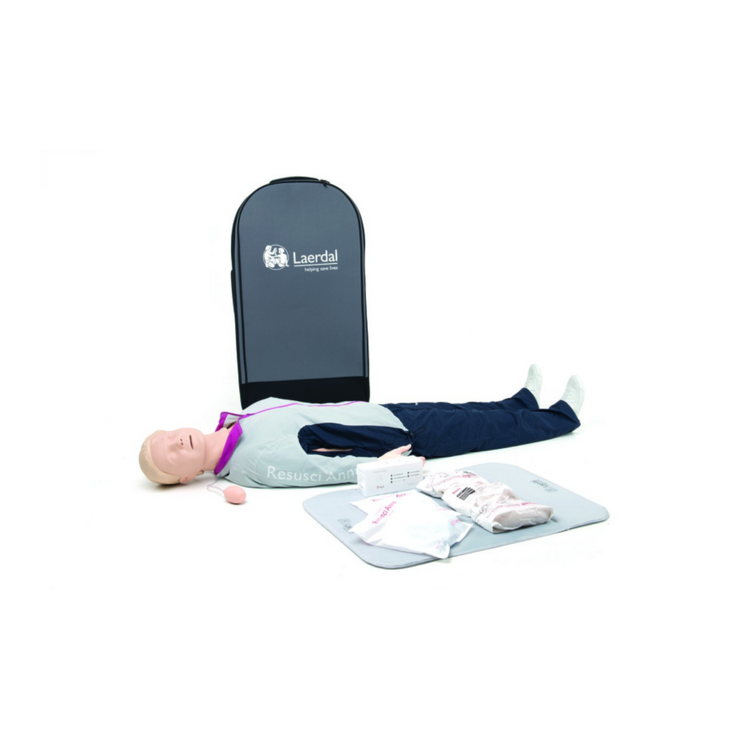 Mannequin RCR Resusci Anne avec valise