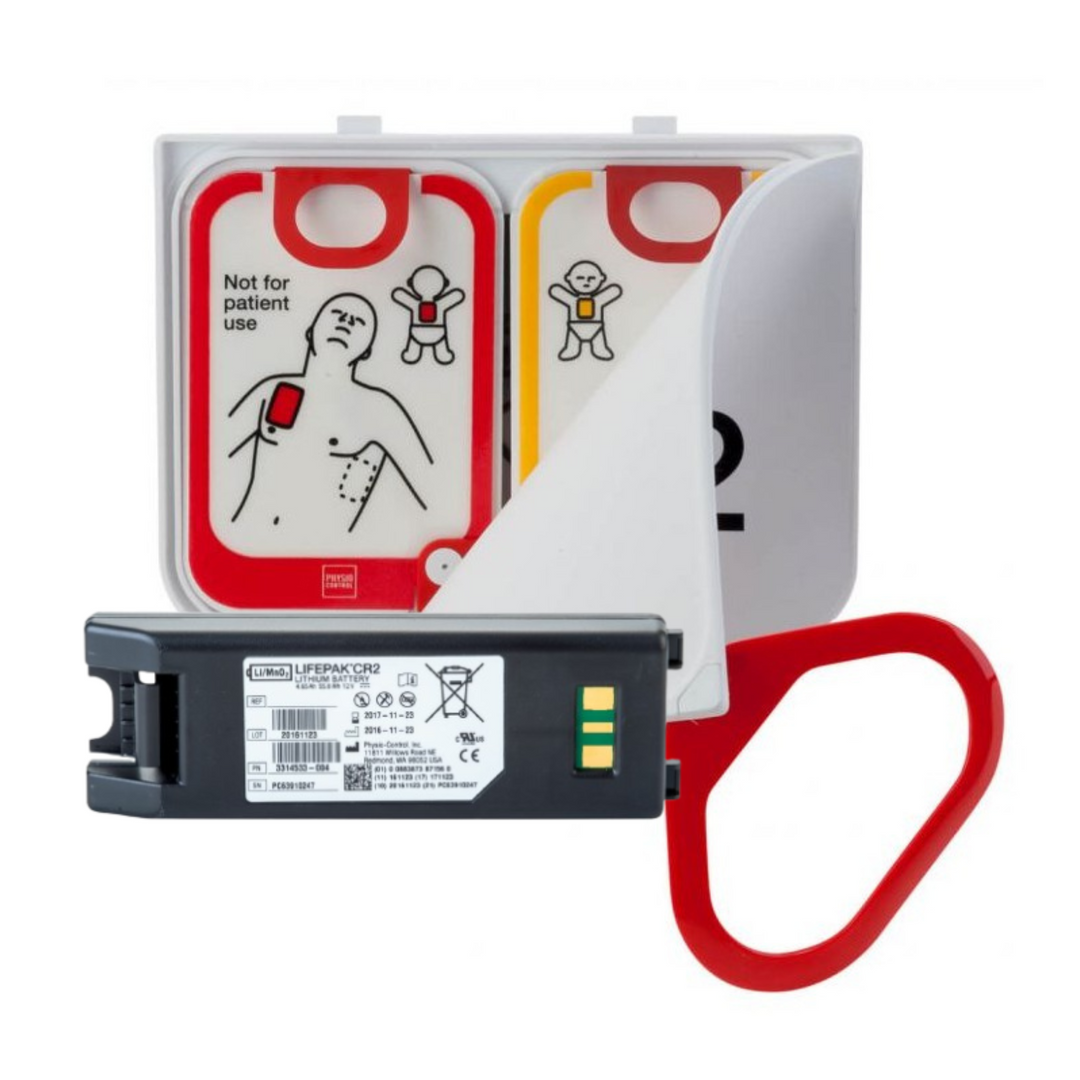 Batterie et électrodes adultes/pédiatriques - Refresh Pack - LifePak/Stryker CR2