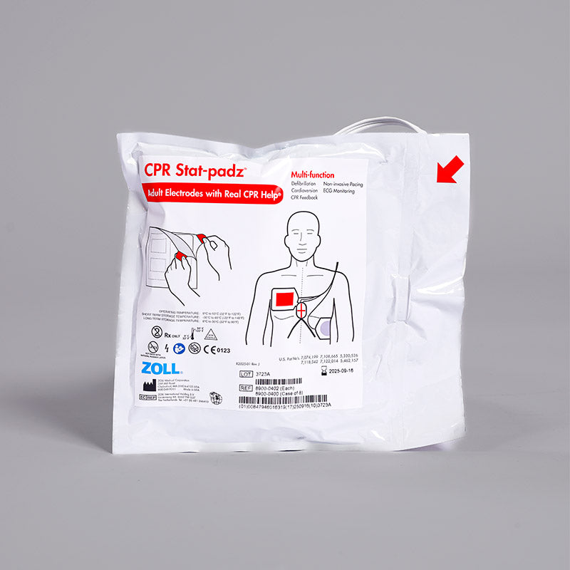 Électrodes adultes - Stat-Padz® HVP - ZOLL AED 3 &amp; Plus
