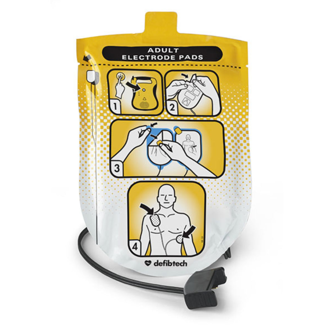 Électrodes adultes - (DDP-100) - Defibtech Lifeline AED &amp; AUTO