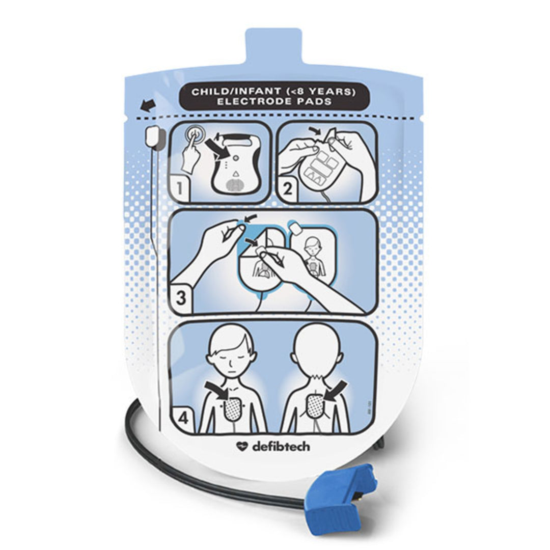 Pediatric Pads - (DDP-200P) - Defibtech Lifeline AED &amp; AUTO