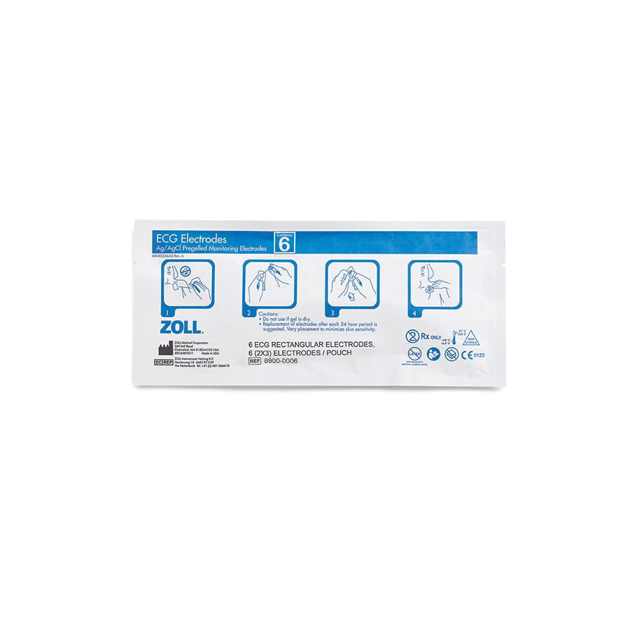 Électrodes pour adultes ECG - 200 sachets - ZOLL