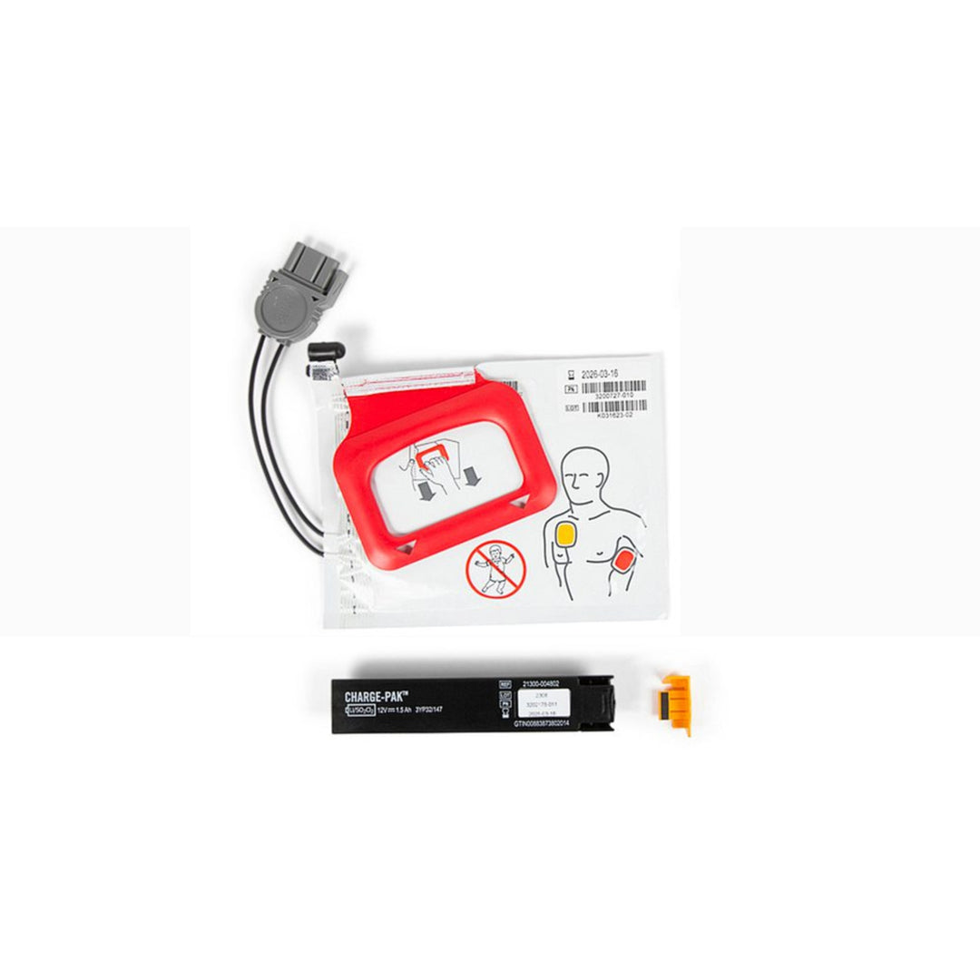 Batterie et électrodes adultes - QUIK-PAK - LifePak/Stryker CR Plus