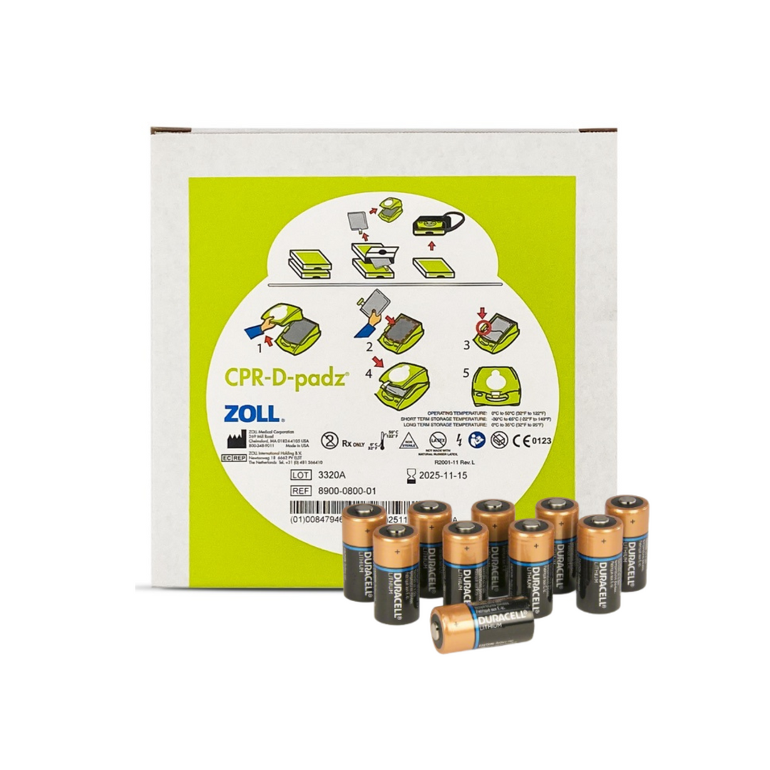Adult Battery and Pads - Premium Refresh Pack - ZOLL AED Plus