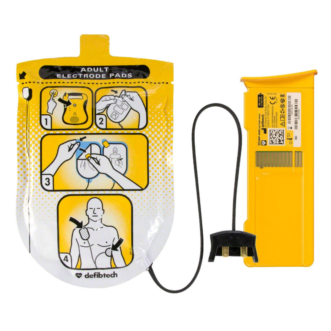 Batterie et électrodes adultes - Refresh Pack - Defibtech Lifeline