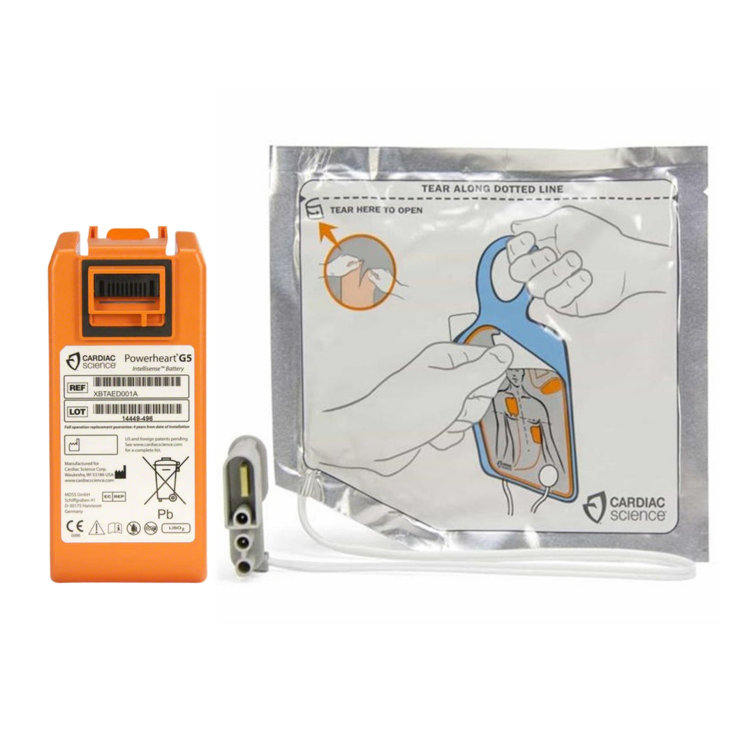 Adult Battery and Pads - Refresh Pack - Powerheart G5 - ZOLL