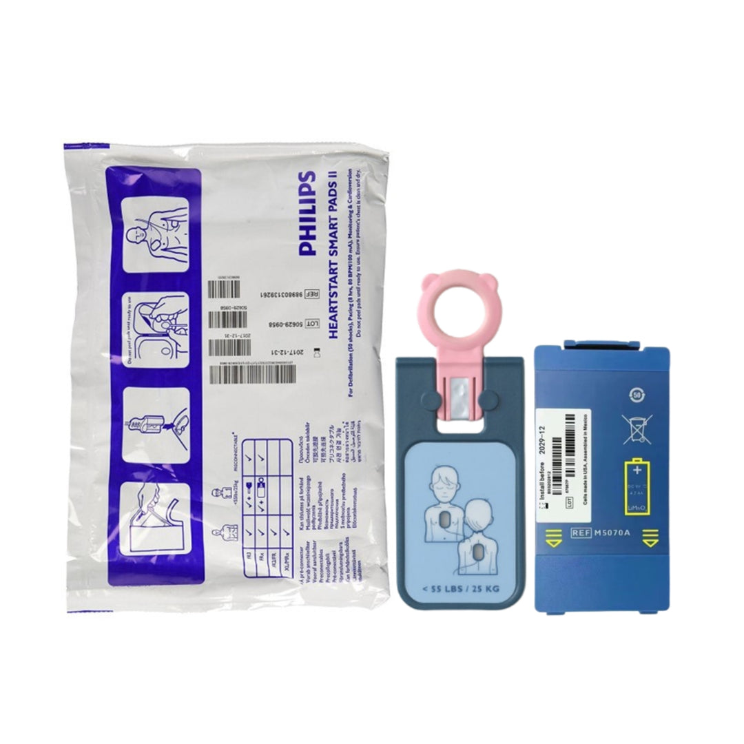 Batterie et électrodes adultes - Premium Refresh Pack - FRx - Philips