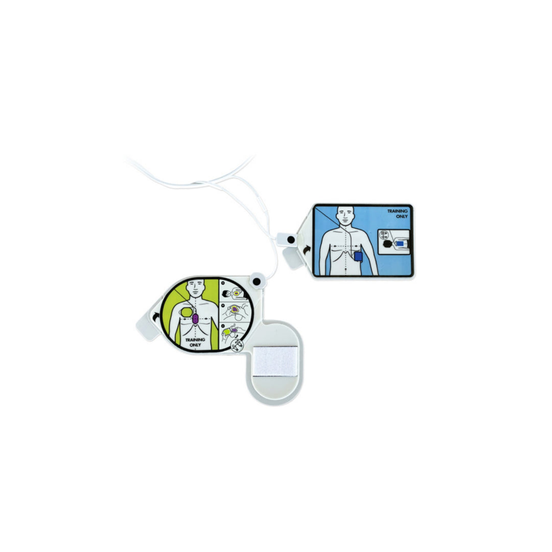 Analysis cable with CPR sensor for training pads