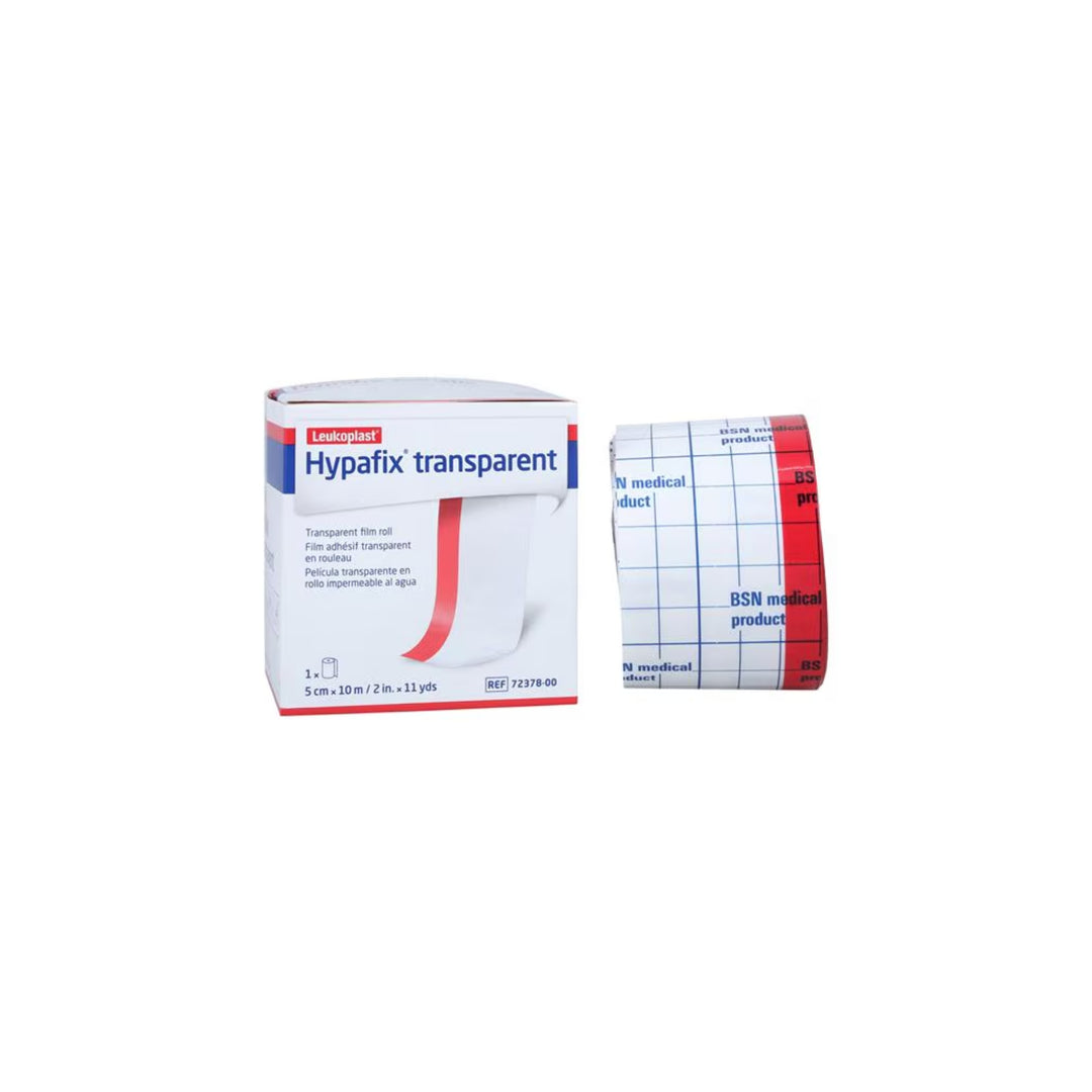 Film adhésif transparent imperméable - 5cm x 10m - Hypafix