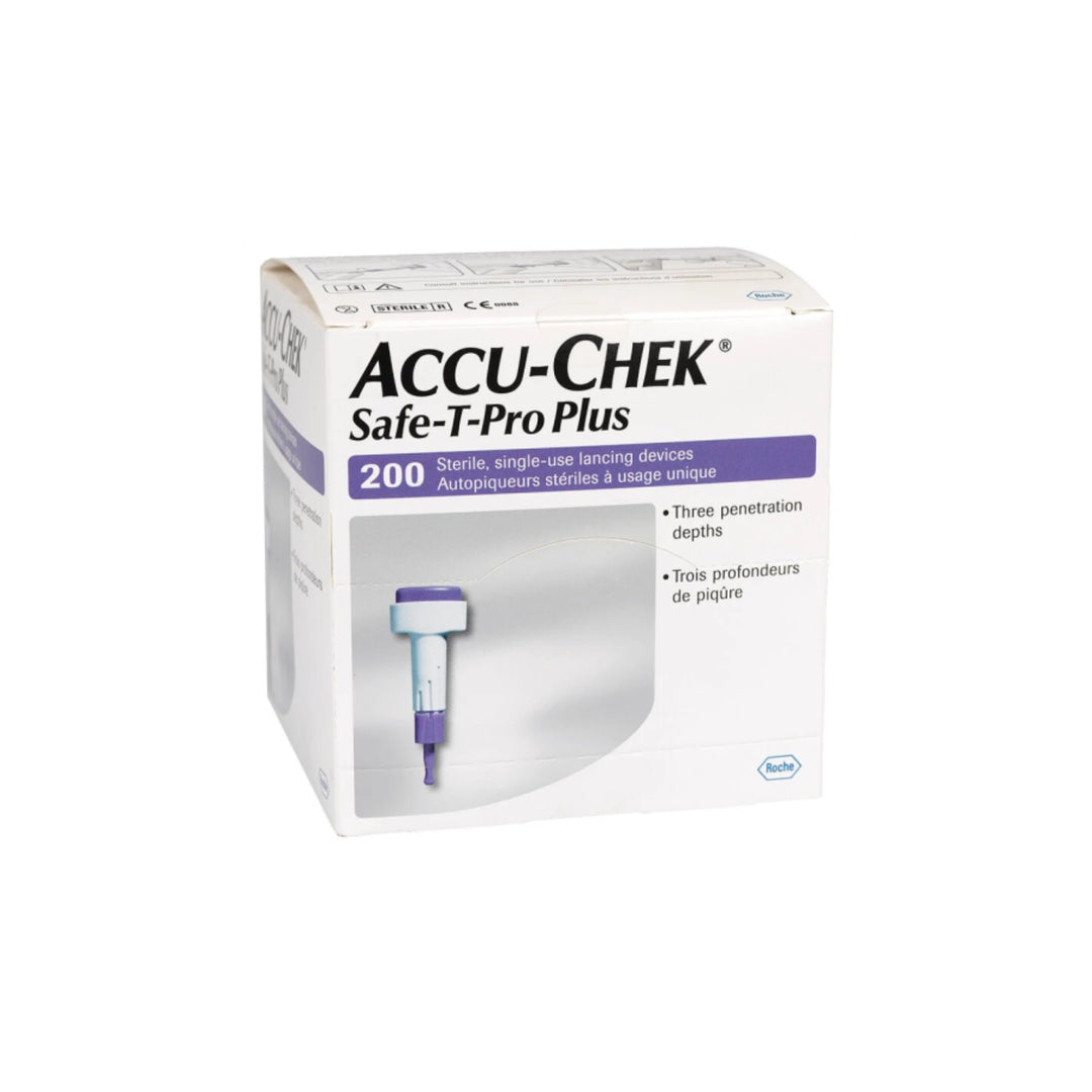 Safe-T Pro Plus Disposable Lancets - 200 Count