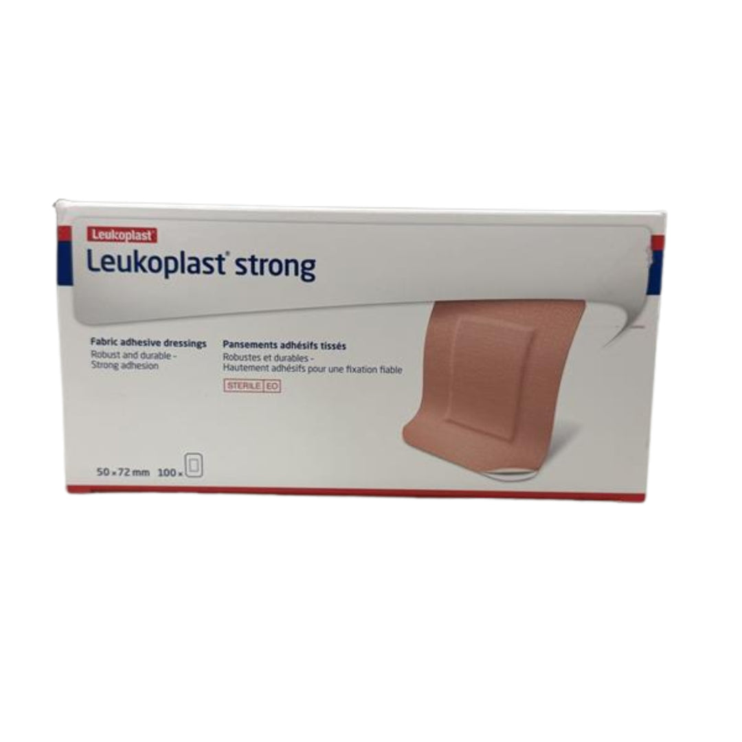 Woven adhesive bandages - 5 x 7.2 cm - 100 units