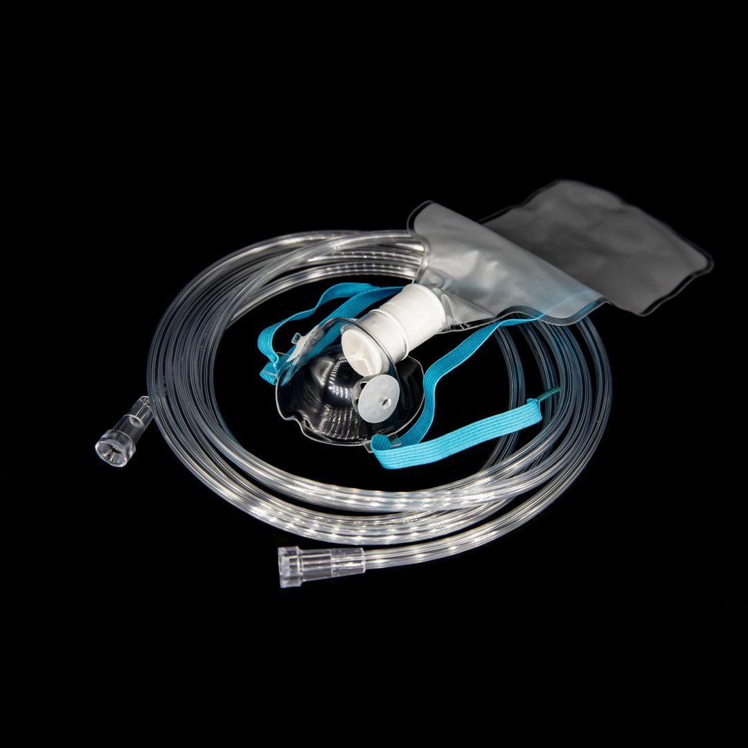 O2 mask 100% with tubing
