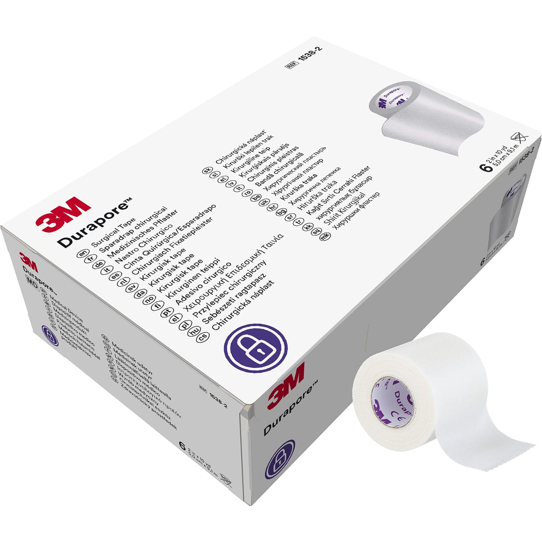 Surgical tape (Diachylon) - 3M Durapore 2″ - 6 units