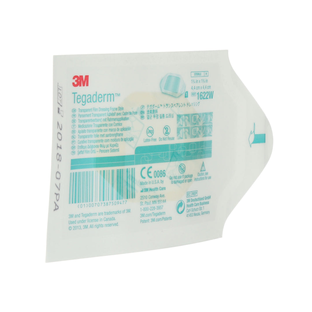 Pansement transparent 3M Tegaderm avec cadre - 4x4 cm
