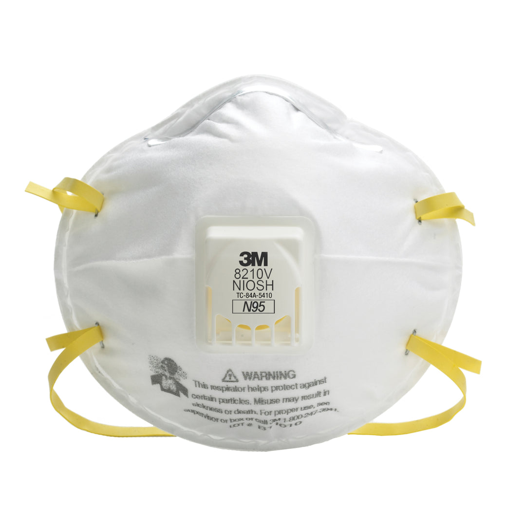 3M 8210V N95 Mask with Valve - 10 Units