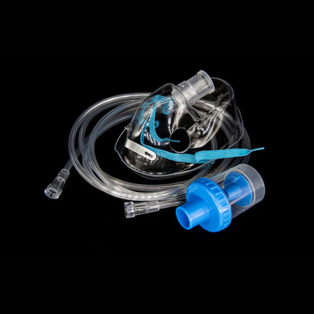 Adult nebulizer mask with 7′ tubing