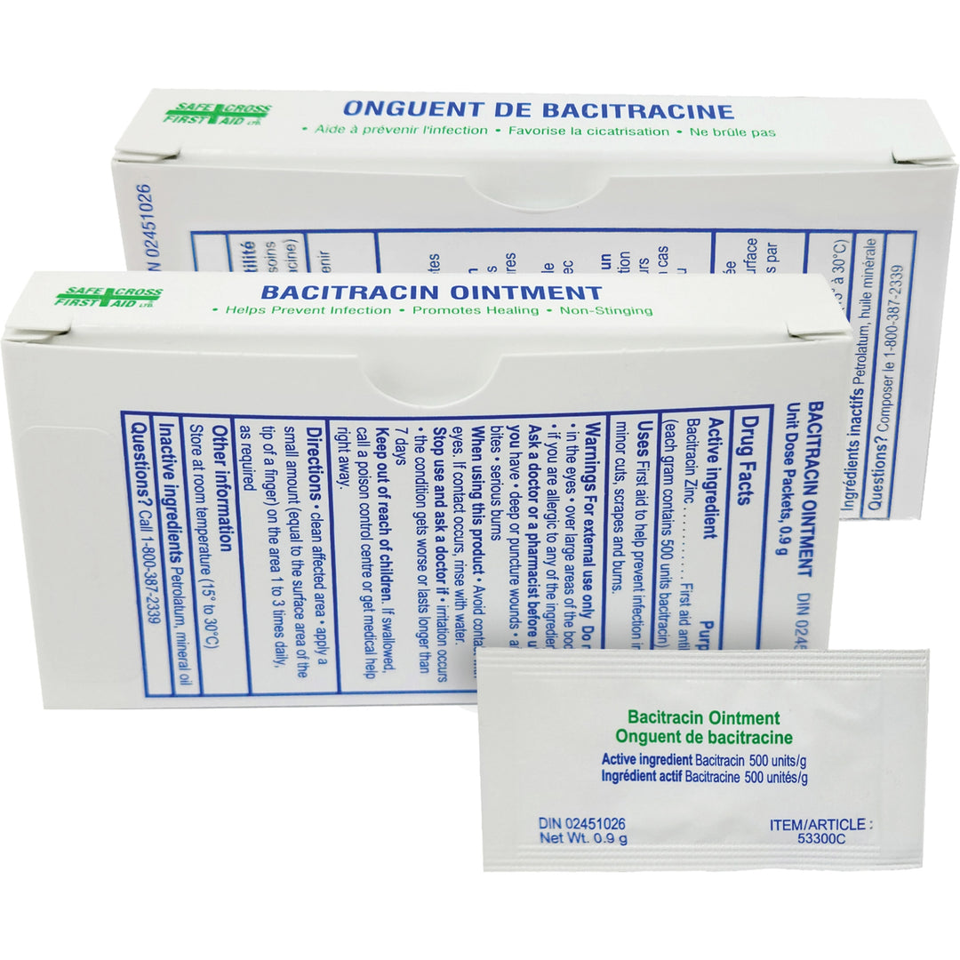 Onguent bacitracine 0,9 g - 12 unités