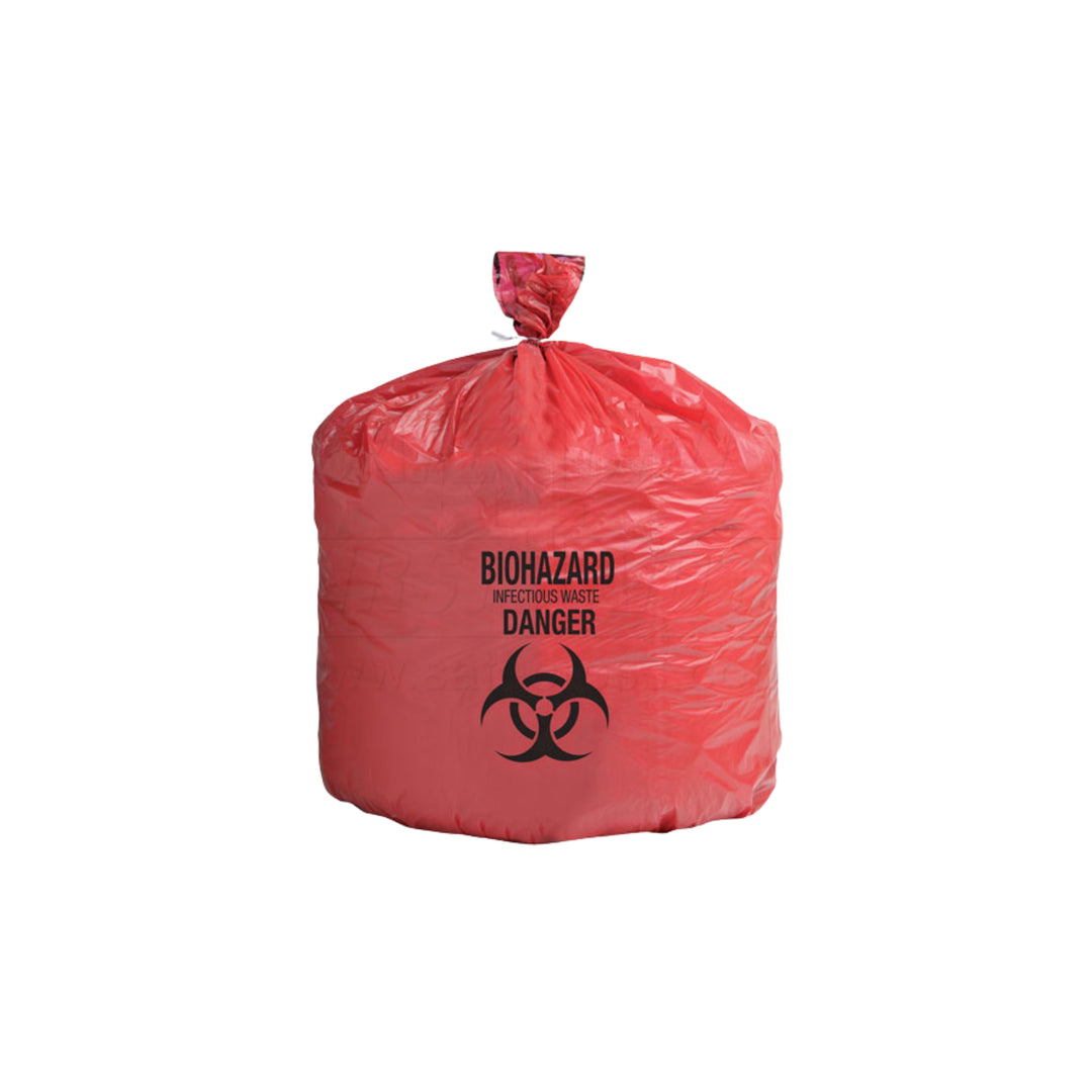 Infectious waste bags 58.4 x 61 cm - 50 units