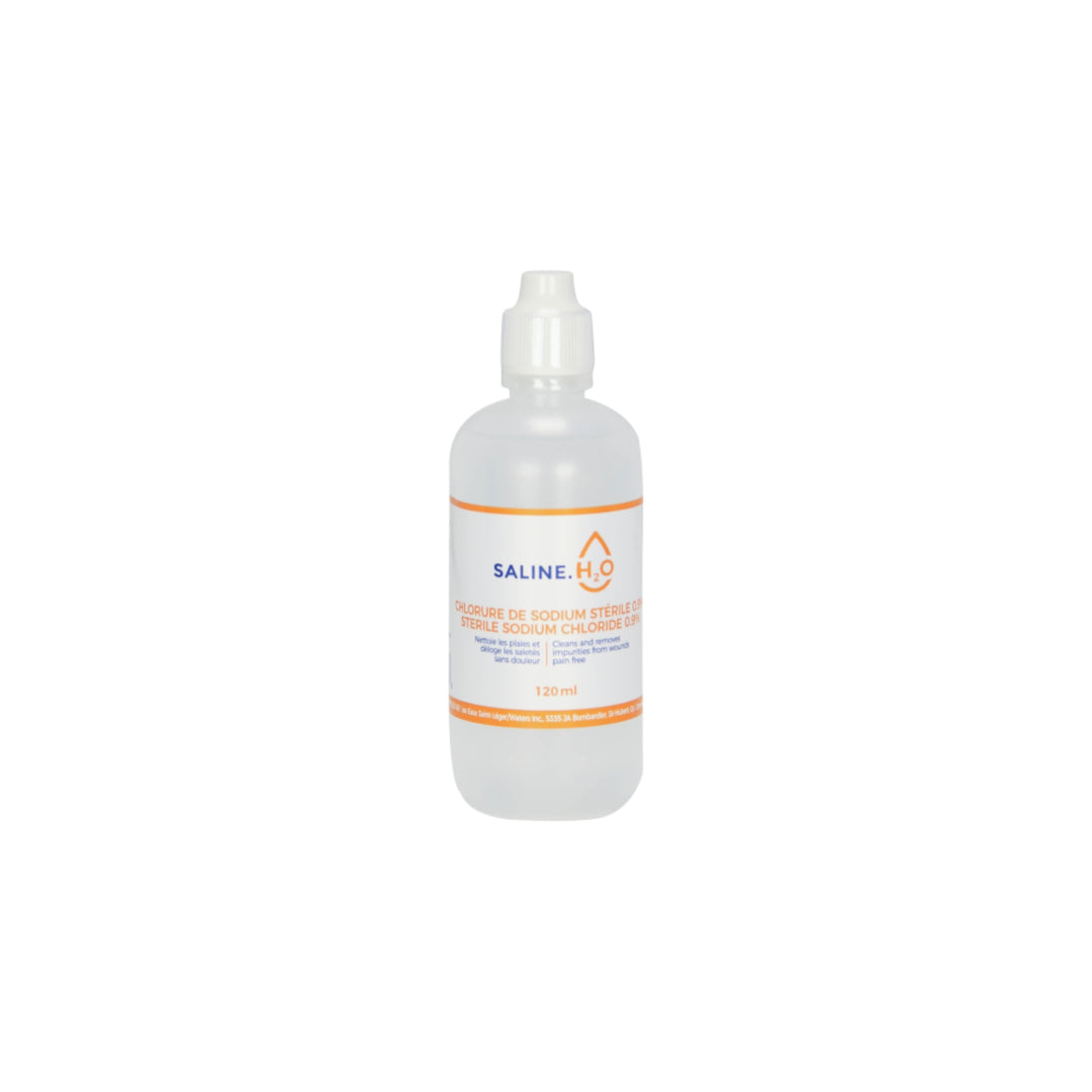 0.9% NaCl saline solution - 120 ml