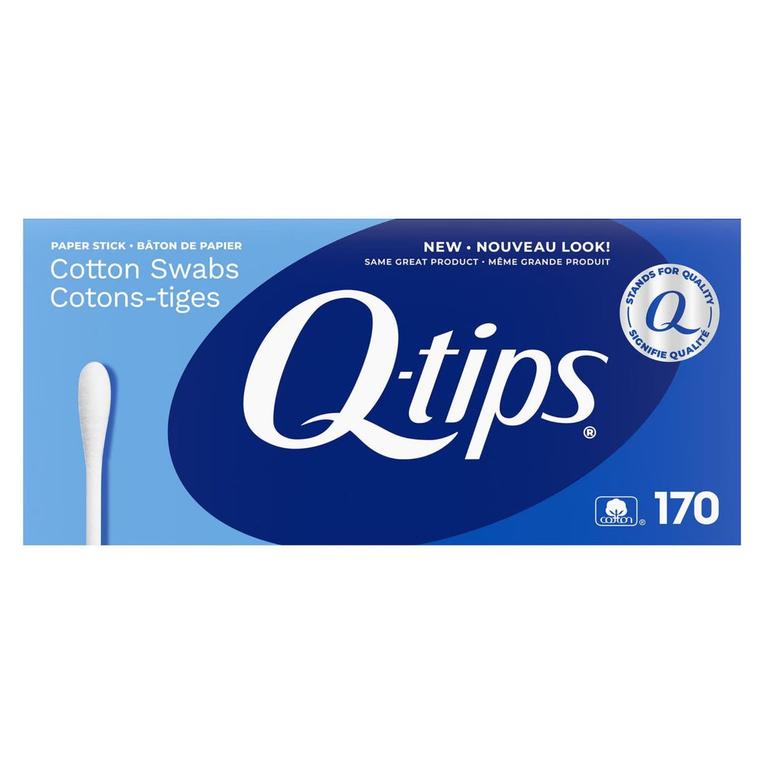Q-tips cotton swabs, 170 count