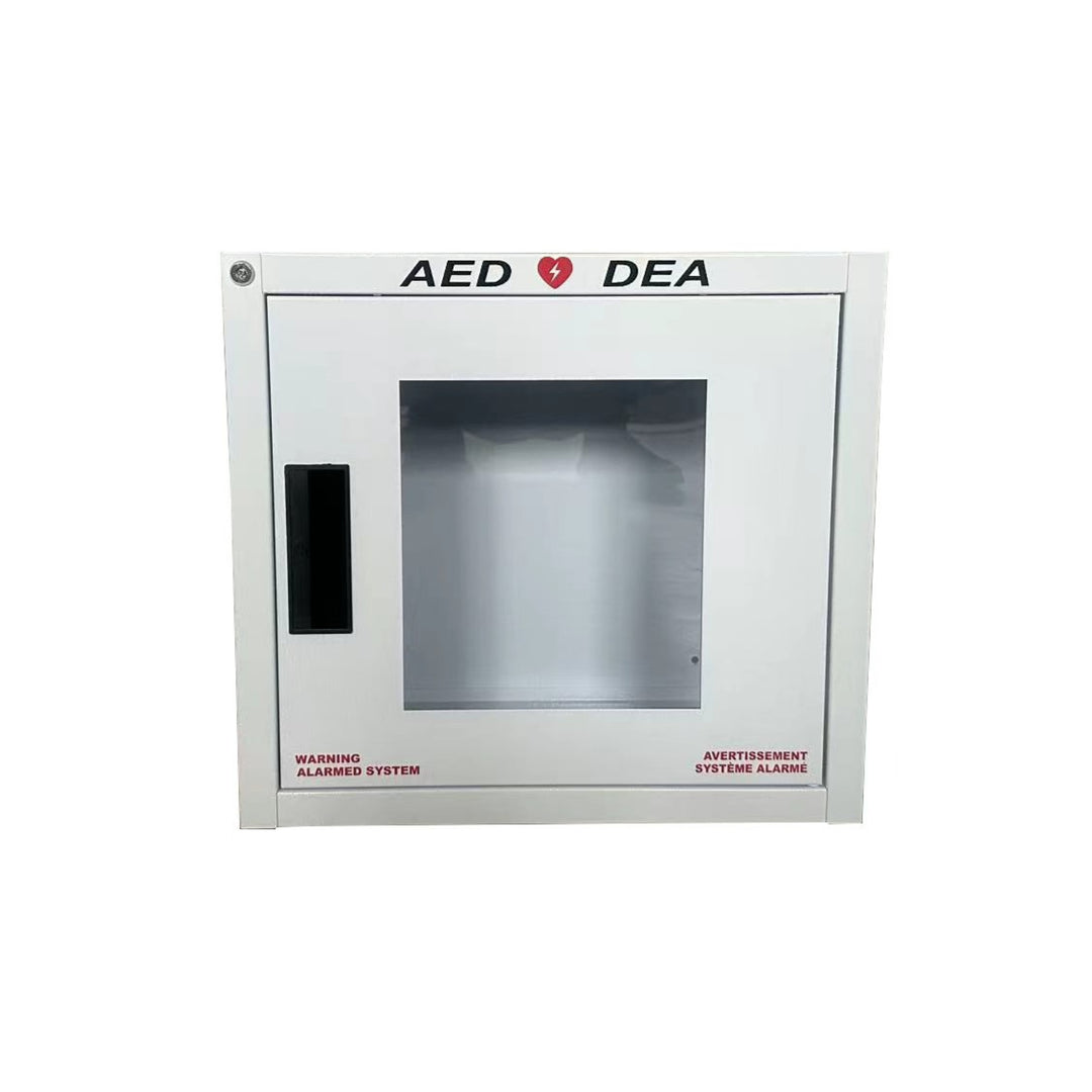 Defibrillator wall cabinet with alarm - Large