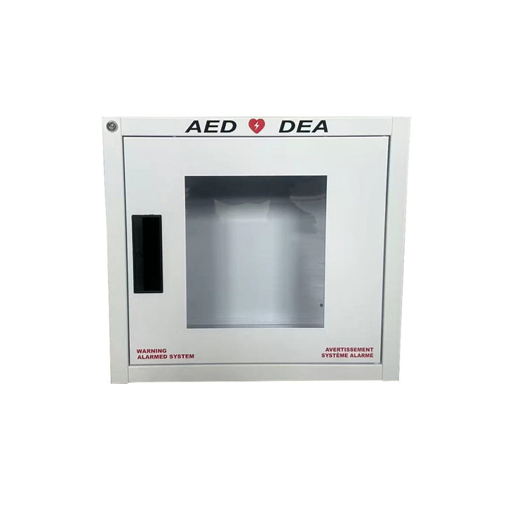 Defibrillator wall cabinet with alarm - Large