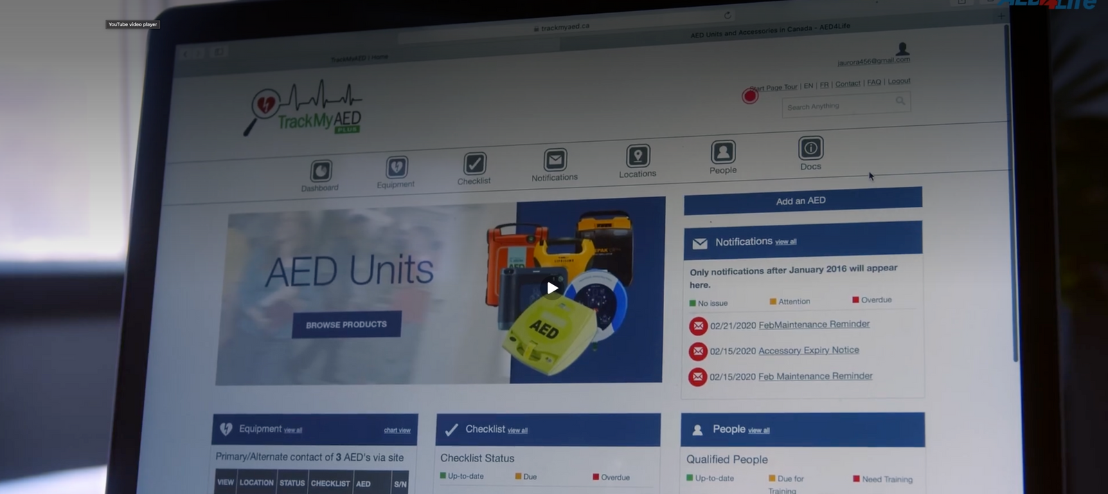 Découvrir TrackMyAED