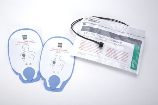 Training Electrode Set for use with QUIK-COMBO Simulator, adult, clip-on (5 pairs)