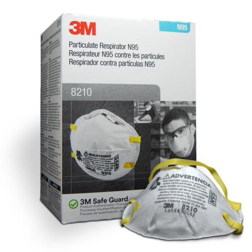 3M Particulate Respirator 8210 N95 - 20/box