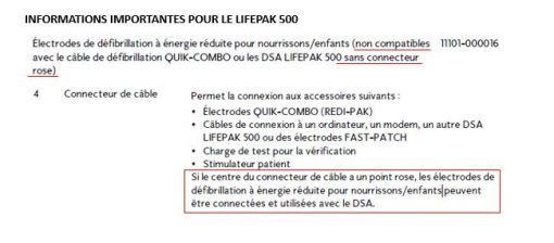 Électrodes pédiatriques à énergie réduite (Durée 2 ans) – Image 4