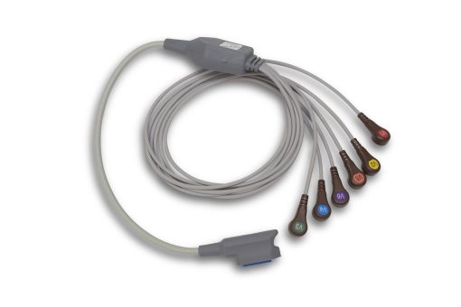Cable ECG 6 brins précordiales (Vleads) - AAMI