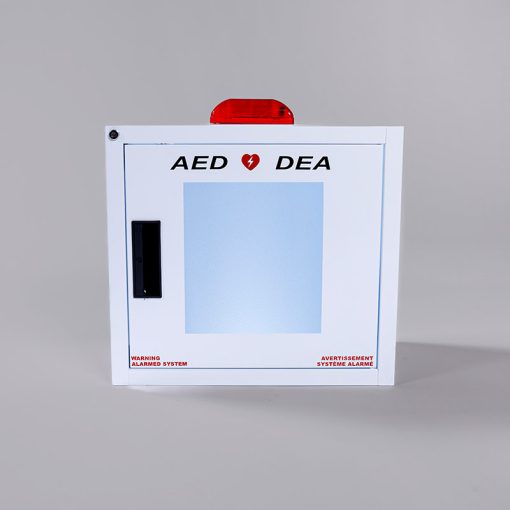 Cabinet pour DEA avec alarme & stroboscope - EN