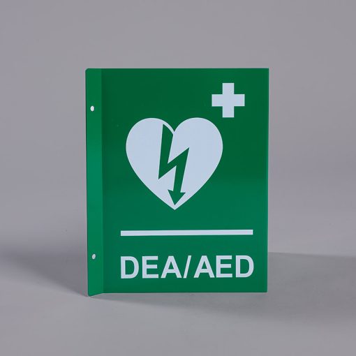 Bilingual DEA-AED 3D Wall Sign ILCOR
