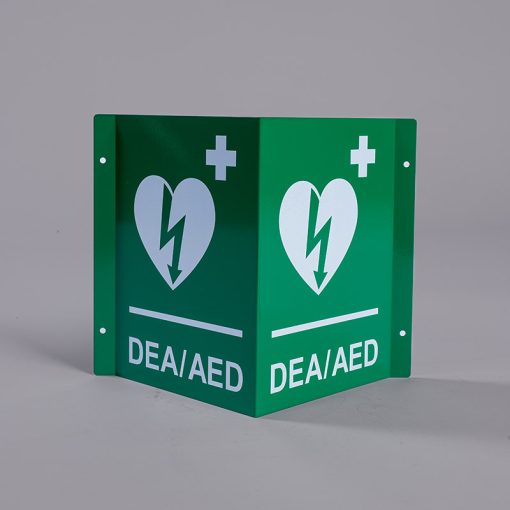 Bilingual DEA-AED 3D Wall Sign ILCOR - Image 3