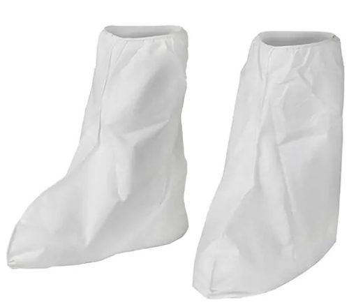 Couvre-bottes, Taille unique, Microporeux, Blanc, 50/pqt