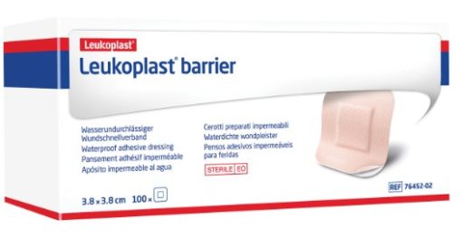 Pansement Leukoplast Waterproof 3.8cm x 3.8cm (carré) 100/bt