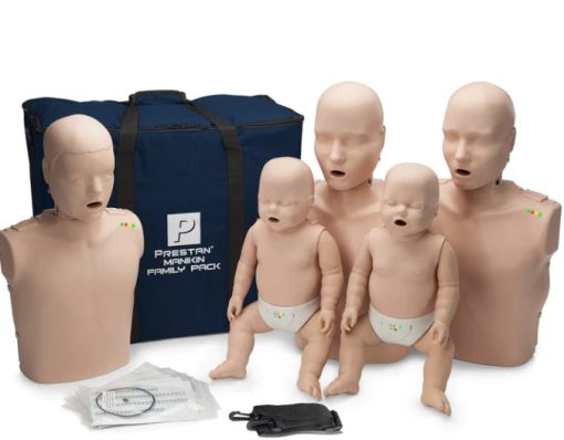 Ensemble familial de mannequins PRESTAN avec CPR Feedback