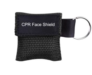 RESQ-AID FaceShield avec porte-clé noir - unitaire