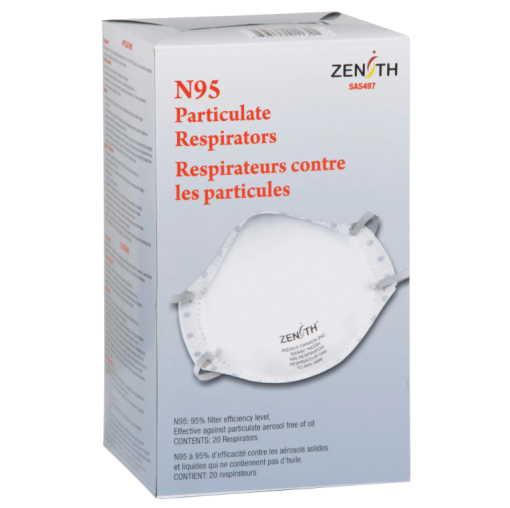 Zenith N95 Mask Respirator - 20/box - Image 2