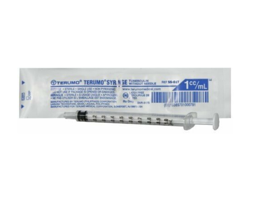 Seringue Terumo TB 1cc Luer Lock 100/bte