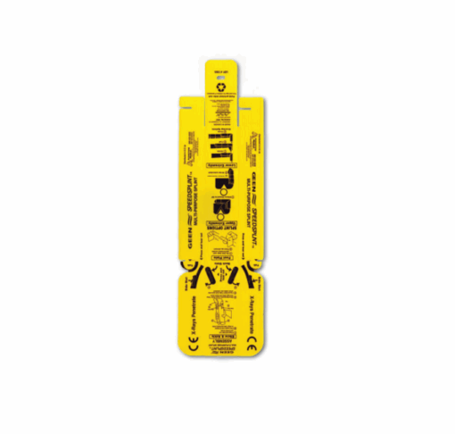 Attelle de type Speedsplint jaune à usage multiple
