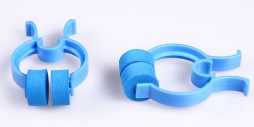 Pince-nez jetable bleu avec mousse confort 100/bte – Image 2