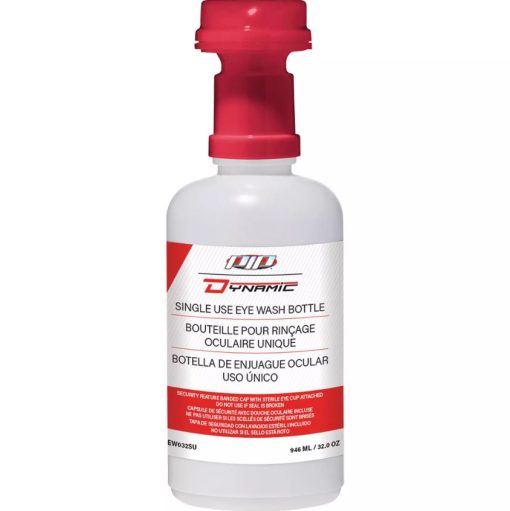 Solution stérile isotonique Dynamic avec bain oculaire, 32oz