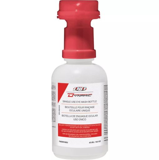 Solution stérile isotonique Dynamic avec bain oculaire, 16oz