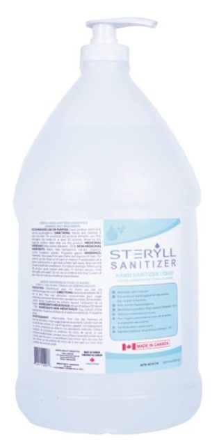 STERYLL GRADE “A” SANITIZER – GEL with Pump