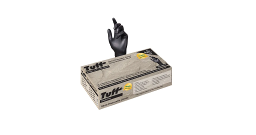 TUFF Black Nitrile Gloves