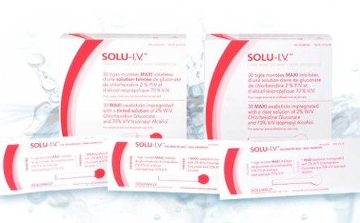 Tige chlorexidine 2% Solu-IV sans alcool 50/box